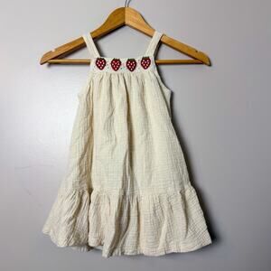 Rachel Zoe Boho Crochet Strawberry Dress Girls, 4T